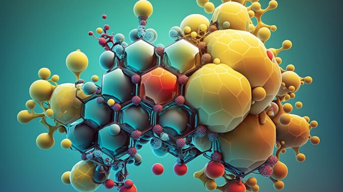 Phantasiebild über Nanopartikel